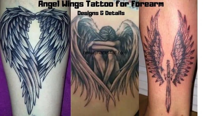 Angel Wings Tattoo for Forearm: Designs With Details - Beautyhacks4all